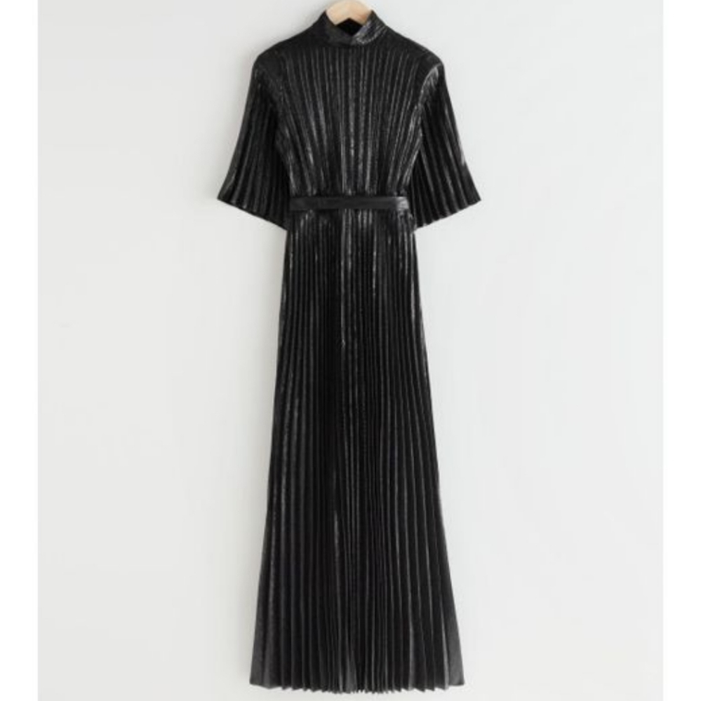 Stockholm Atelier Pleated Maxi Dress